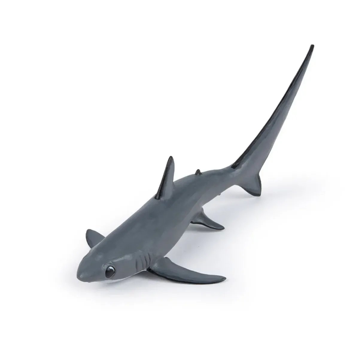 Papo 56063 Meeresuniversum Fuchshai Figur 15,5 x 6,5 x 4,5 cm handbemalt de Papo en Gris – photo du produit