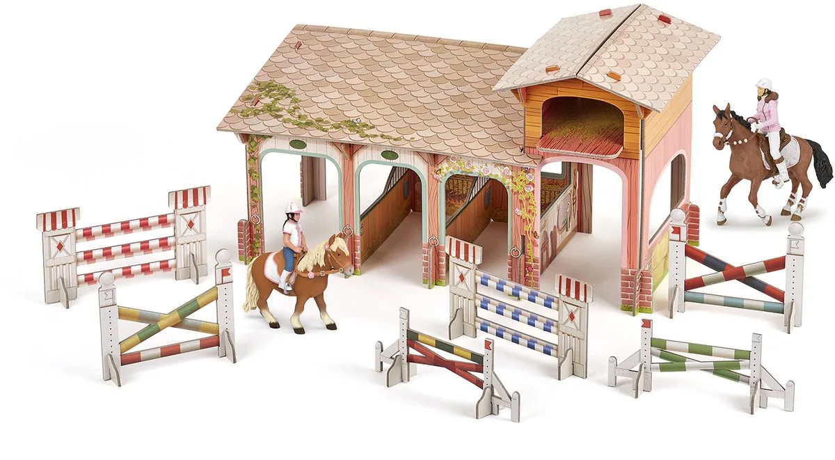 Ponyclub, met 4 figuurtjes von Papo in Mehrfarbig – Produktfoto