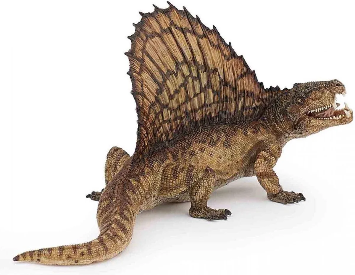 Speelfiguur - Dinosaurus - Dimetrodon fra Papo i Flerfarvet – produktbillede