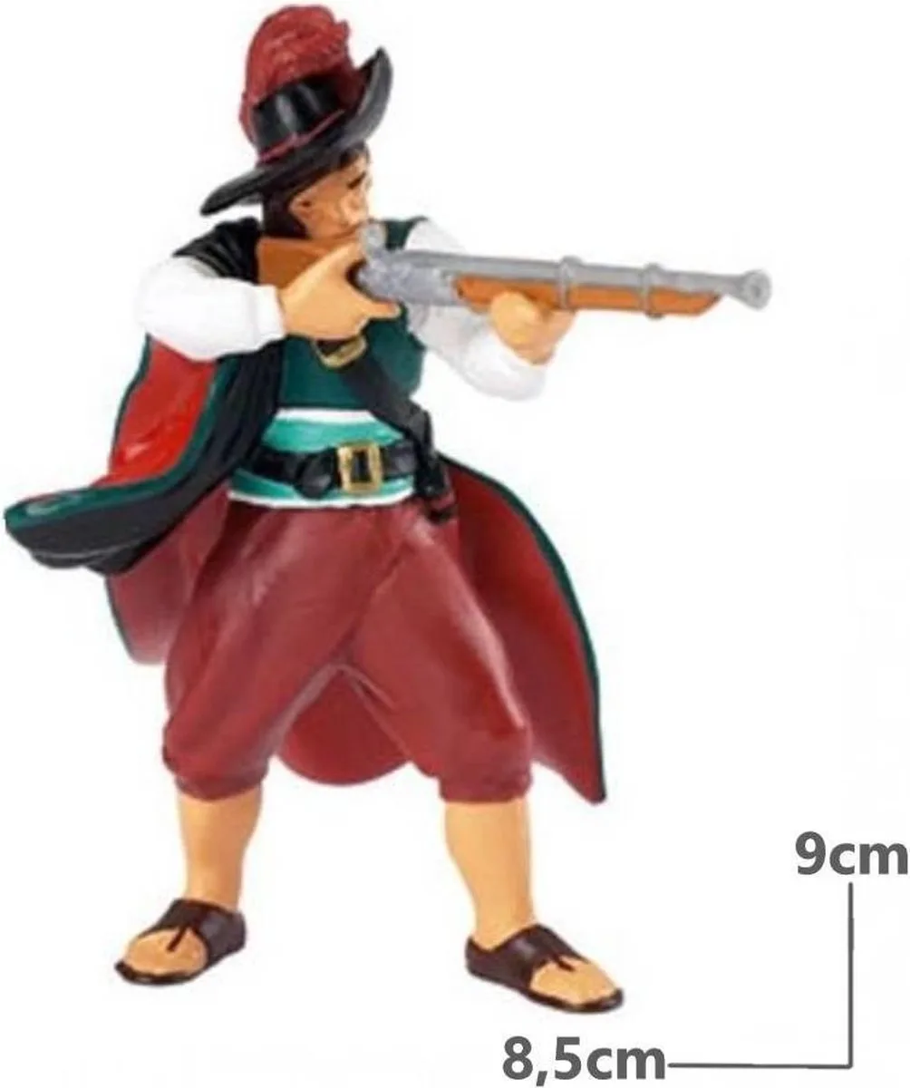 Speelfiguur - Mens - Piraat - Met musket* de Papo en Multicolore – photo du produit