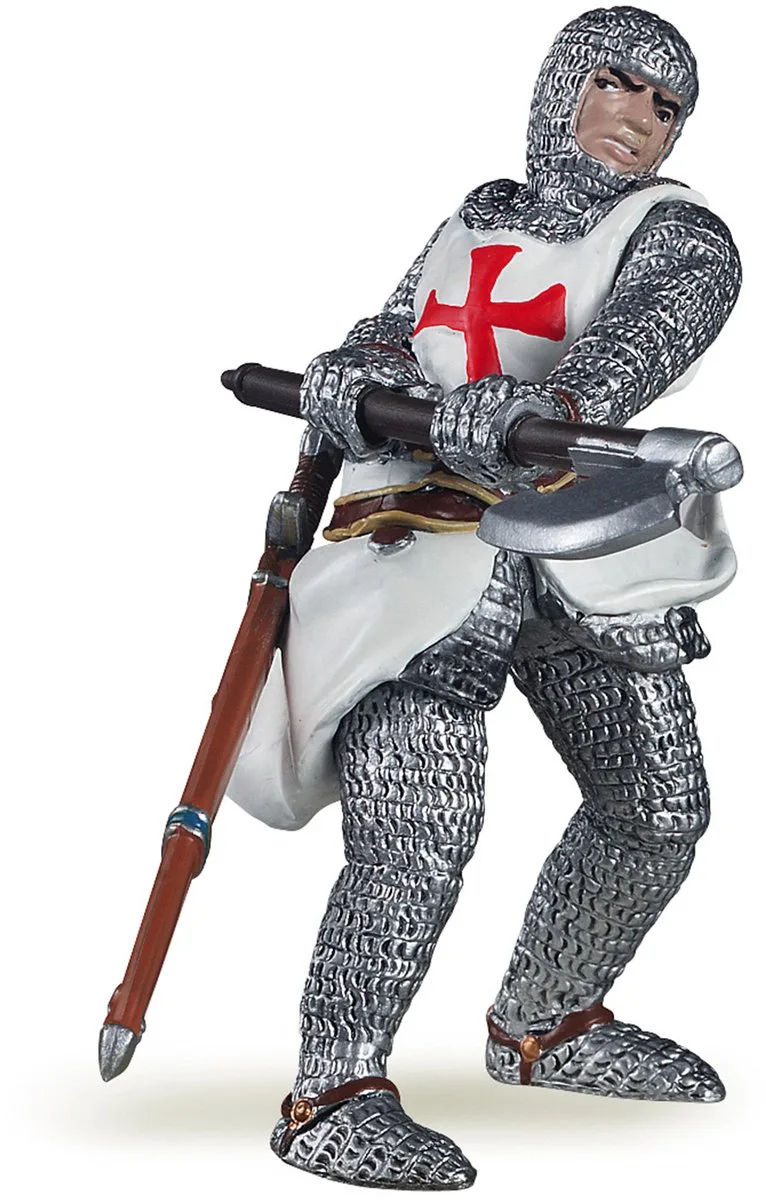 Speelfiguur - Mens - Ridder - Tempelier by Papo in Multicolour – product photo