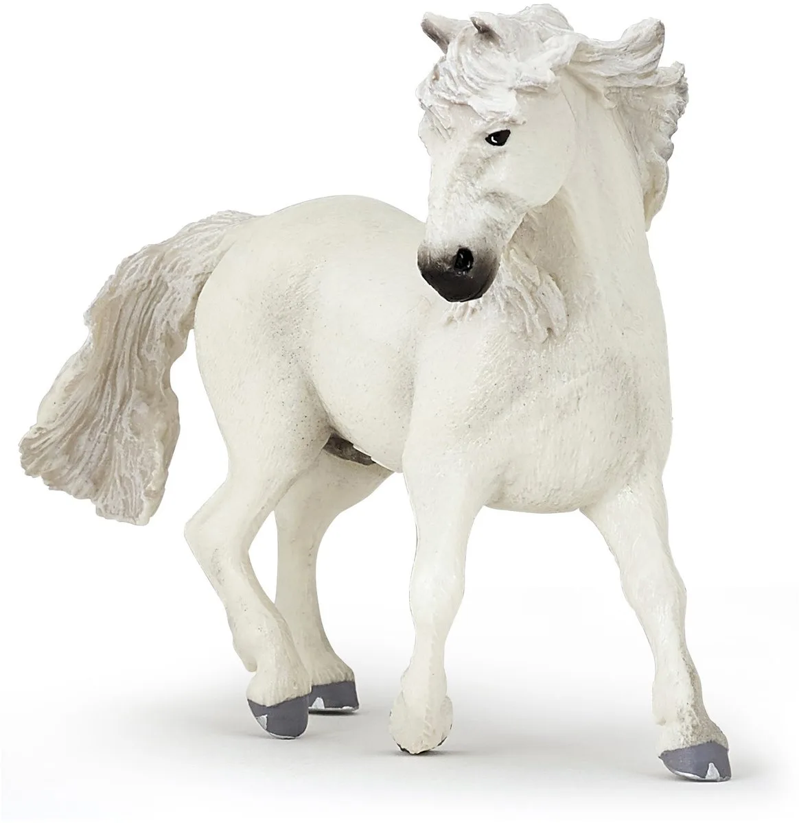 Speelfiguur - Paard - Camargue paard - Wit 11x 5x10cm de Papo en Multicolore – photo du produit