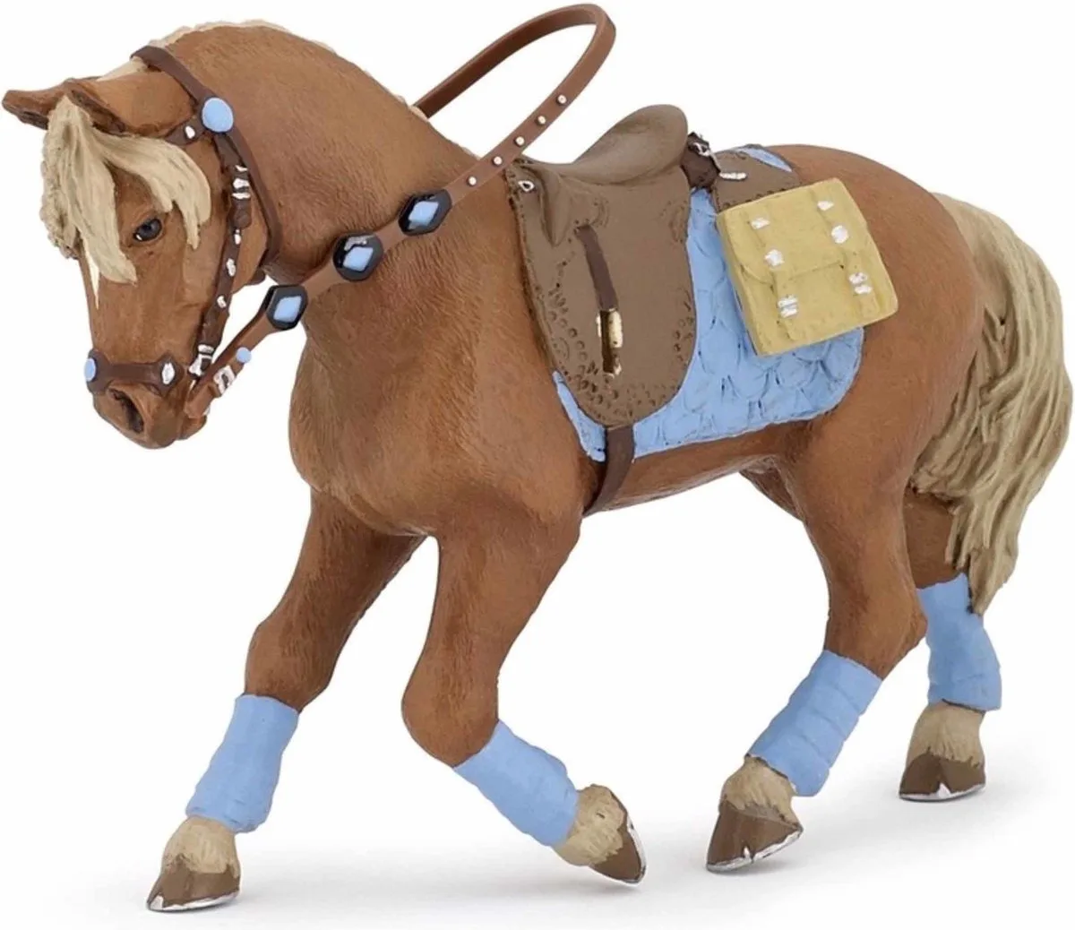 Speelfiguur - Paard - Rijpaard - Jong by Papo in Multicolour – product photo