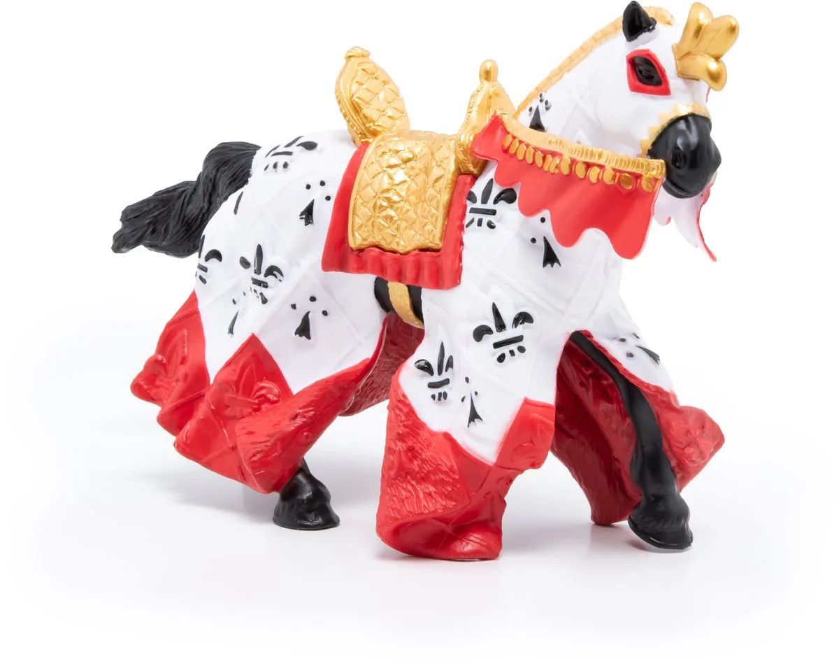 Speelfiguur - Paard van Koning Arthur - Rood by Papo in Multicolour – product photo