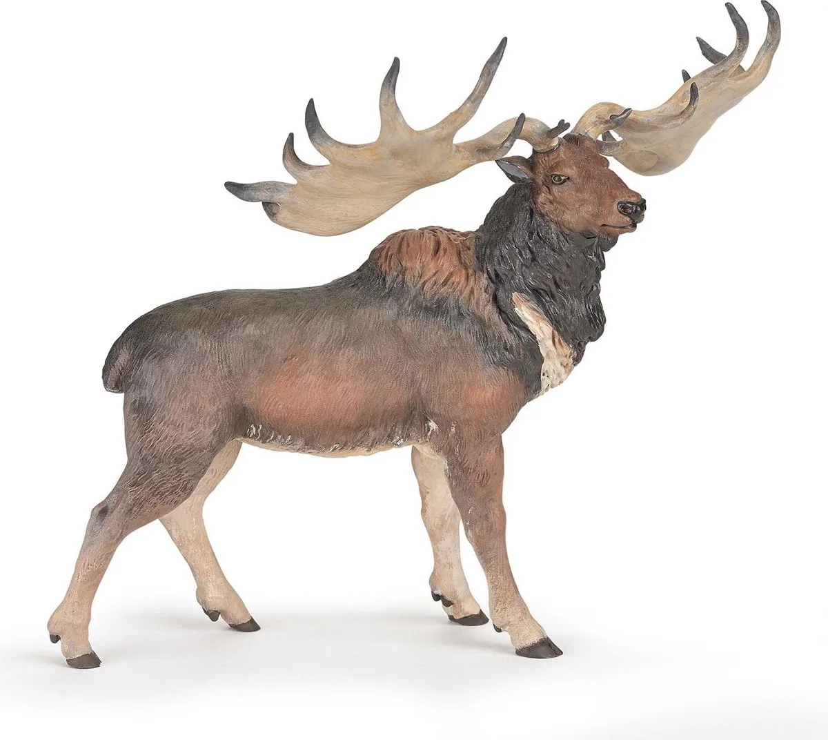 Speelfiguur - Prehistorie - Megaloceros van Papo in Bruin – productfoto