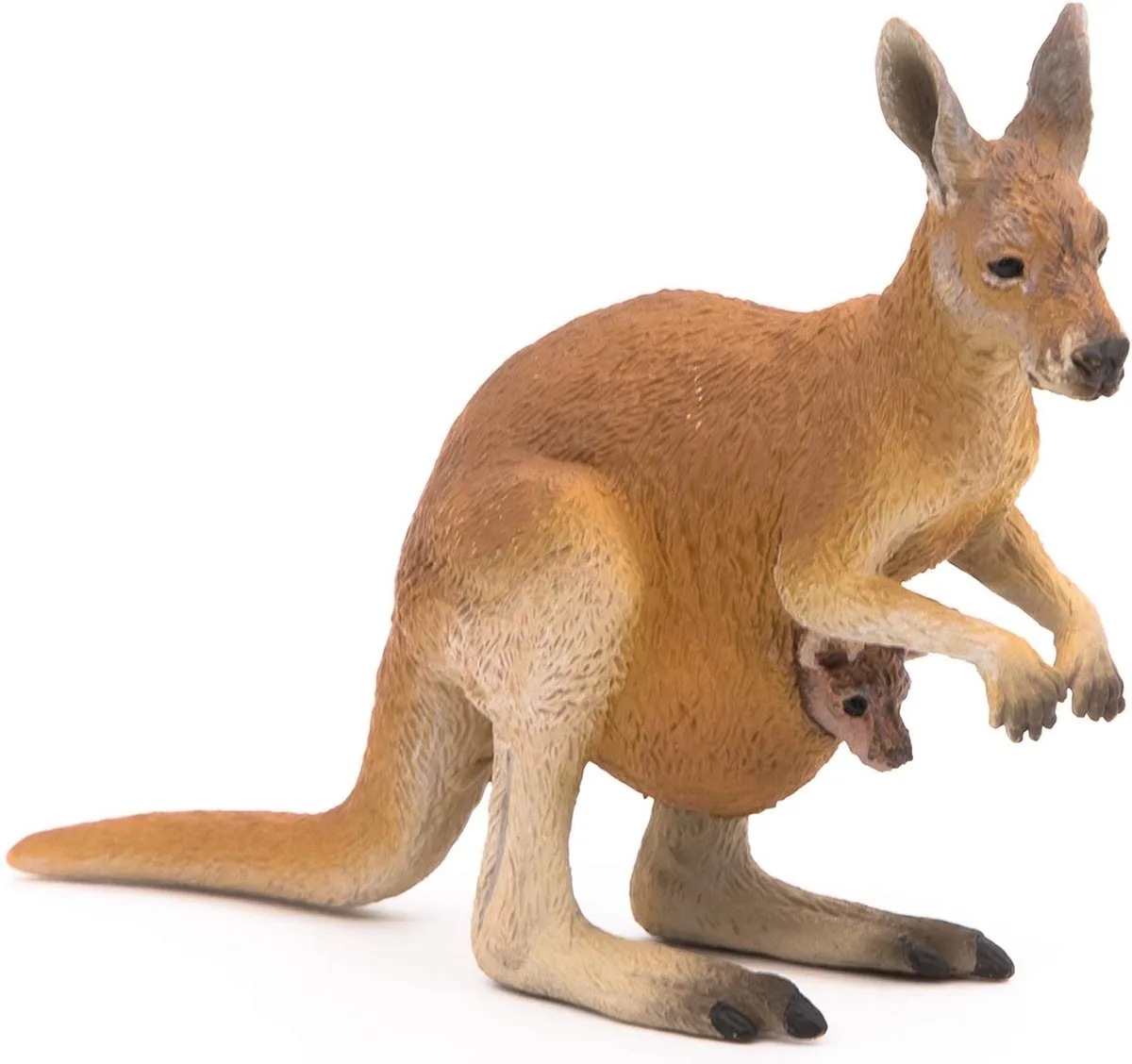 Speelfiguur - Wild dier - Kangoeroe - Met jong von Papo in Mehrfarbig – Produktfoto
