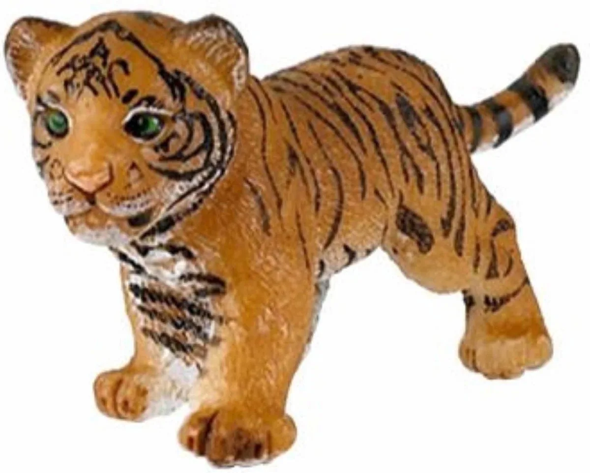 Speelfiguur - Wild dier - Tijgerwelp de Papo en Multicolore – photo du produit