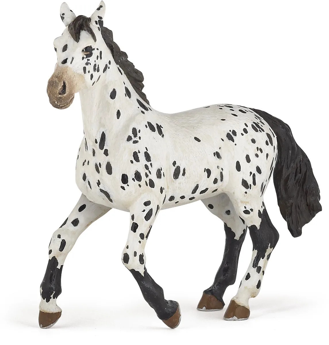wit met zwart Appaloosa Paard van Papo in Meerkleurig – productfoto