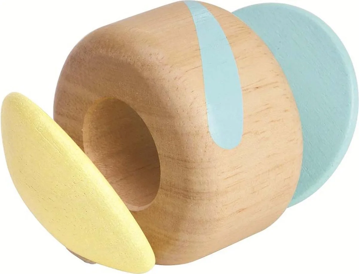 houten rammelaar Klapper roller von PlanToys in Pastel – Produktfoto