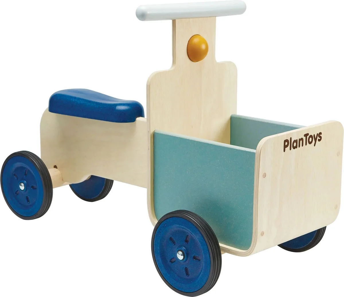 Houten Speelgoed Bakfiets-boomgaard. von PlanToys in Mehrfarbig – Produktfoto
