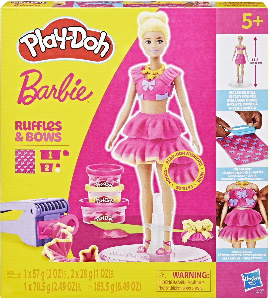 Hasbro Barbie Dukkemager fra Play-Doh i Ruches en Strikken – produktbillede
