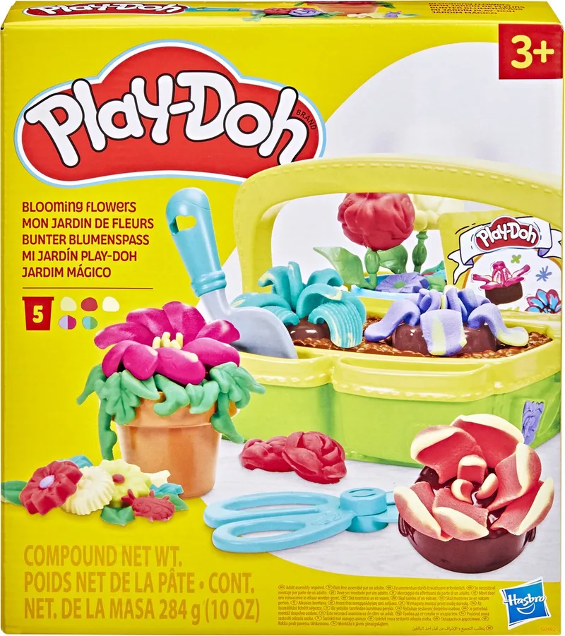 Bloeiende Bloemen Speelset - Boetseerklei - Inclusief 5 Play-Doh potjes från Play-Doh i Flerfärgad – produktbild 1 av 6