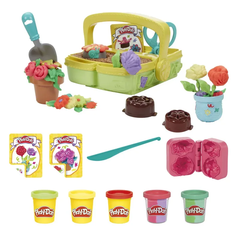 Bloeiende Bloemen Speelset - Boetseerklei - Inclusief 5 Play-Doh potjes från Play-Doh i Flerfärgad – produktbild 5 av 6