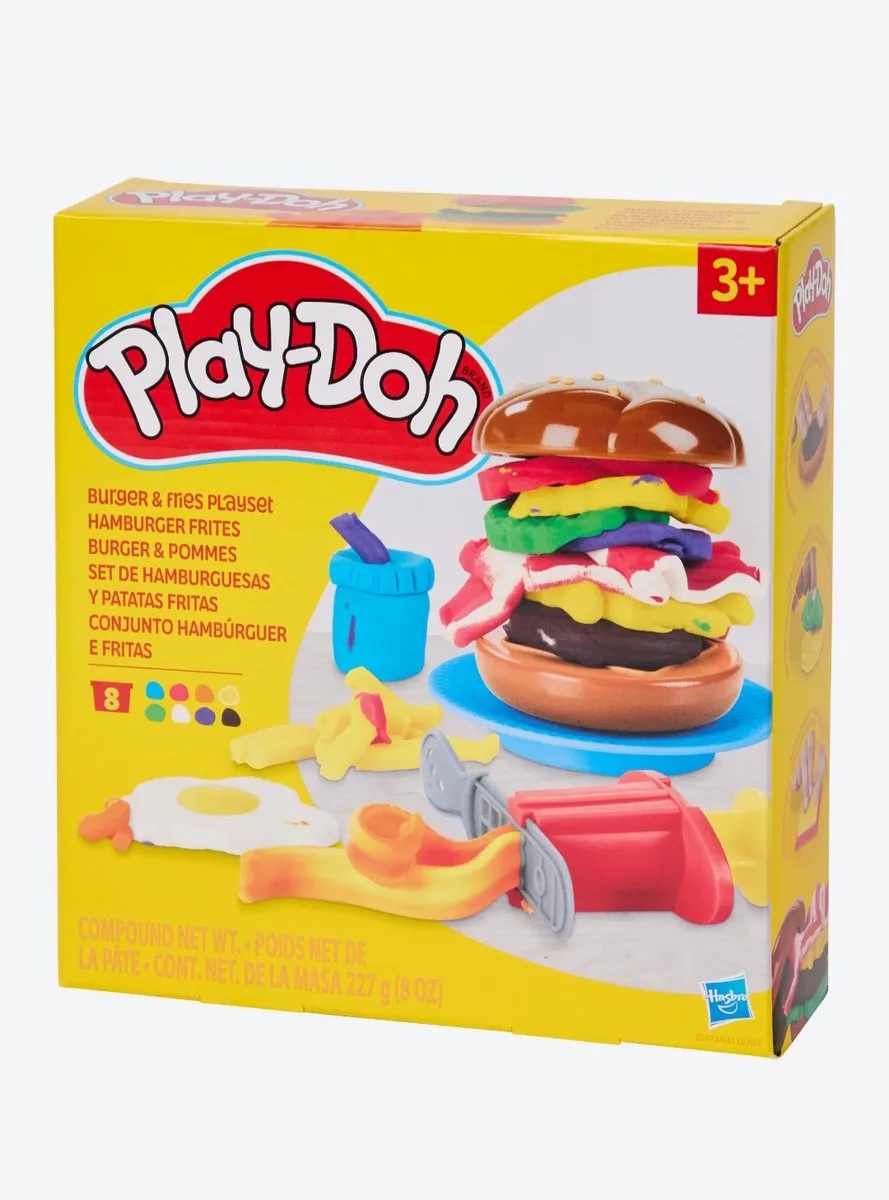 Burger & Fries playset de Play-Doh en Multicolore – photo du produit