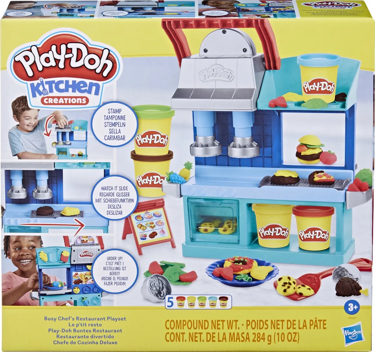 Busy Chefs Restaurant - Klei speelset fra Play-Doh i Flerfarvet – produktbillede