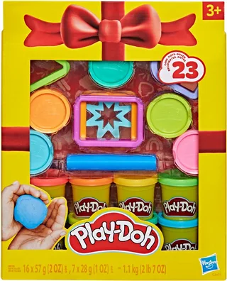 Cadeauset, 23 potjes en 8 stuks gereedschap van Play-Doh in Meerkleurig – productfoto 2 van 4