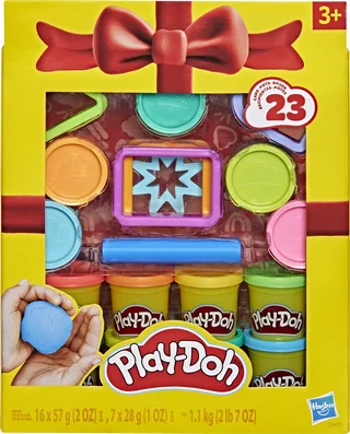 Cadeauset, 23 potjes en 8 stuks gereedschap van Play-Doh in Meerkleurig – productfoto 1 van 4