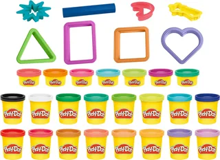 Cadeauset, 23 potjes en 8 stuks gereedschap van Play-Doh in Meerkleurig – productfoto 4 van 4