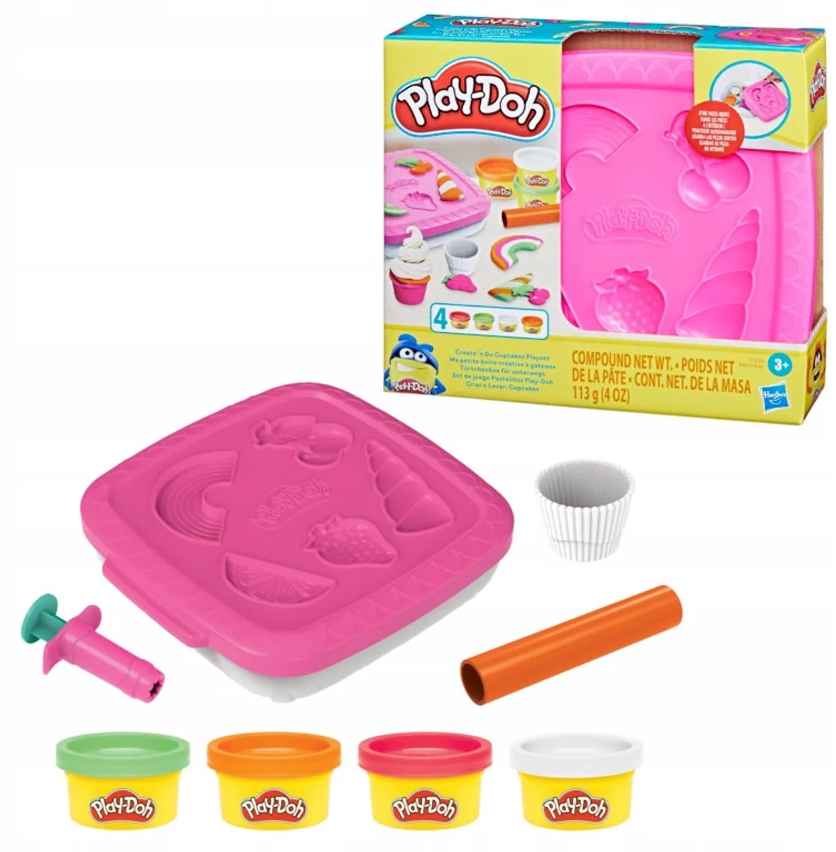 Cupcake Knutselset - Maken en Decoreren van Play-Doh in Meerkleurig – productfoto