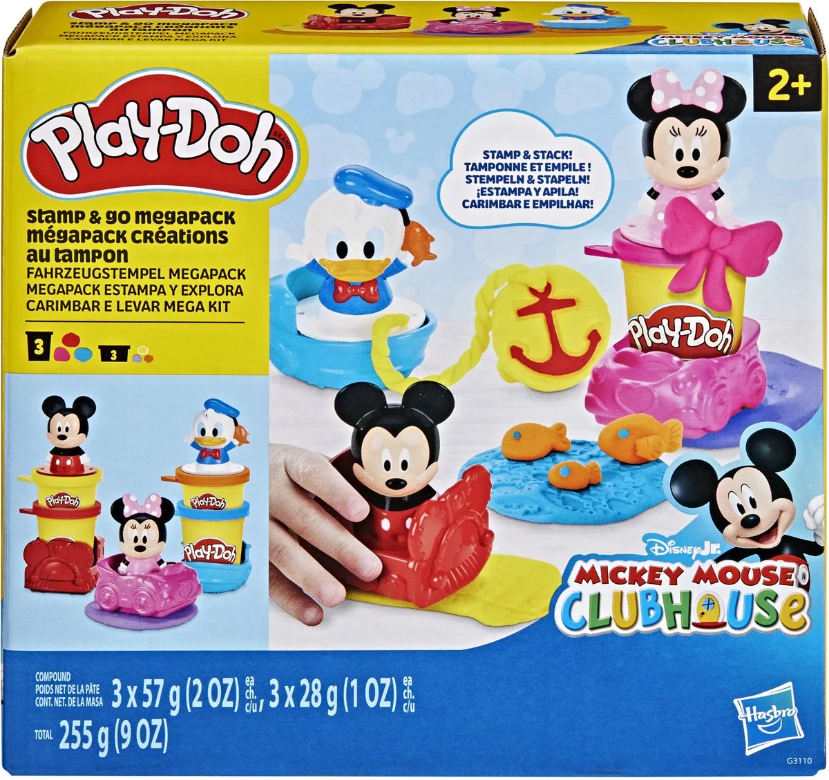 Disney Junior Stamp & Go Megapack de Play-Doh en Multicolore – photo du produit