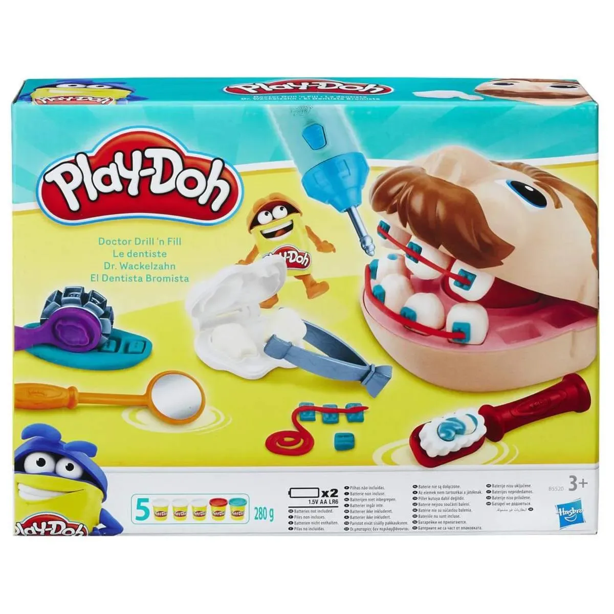 Dr. Wackelzahn fra Play-Doh – produktbillede