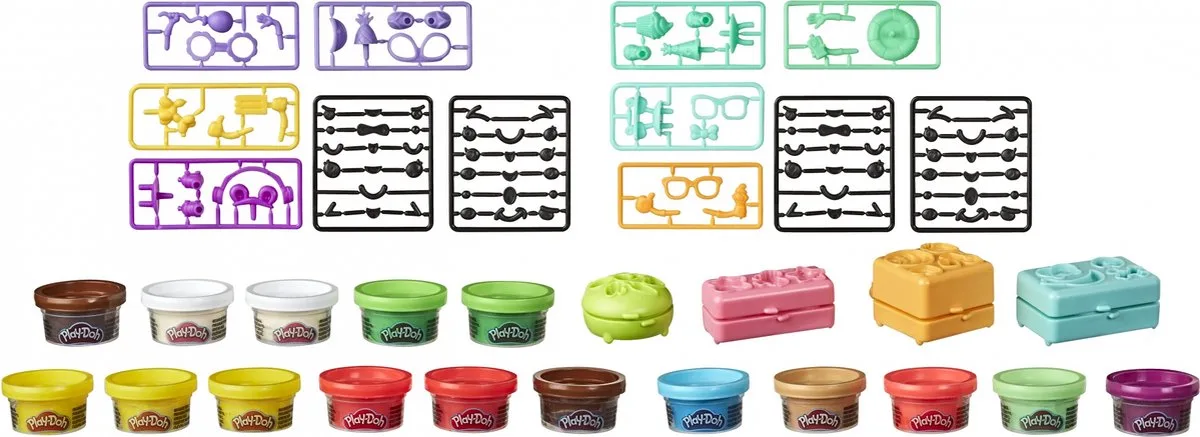 E9748 materiaal voor pottenbakken en boetseren de Play-Doh en Multicolore – photo du produit