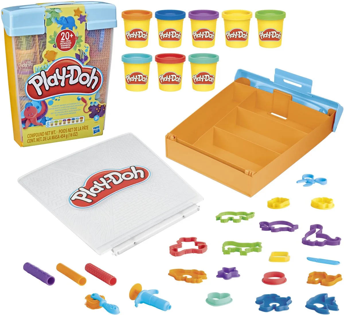 Koffert Med Djur Och Fantasi från Play-Doh i Flerfärgad – produktbild