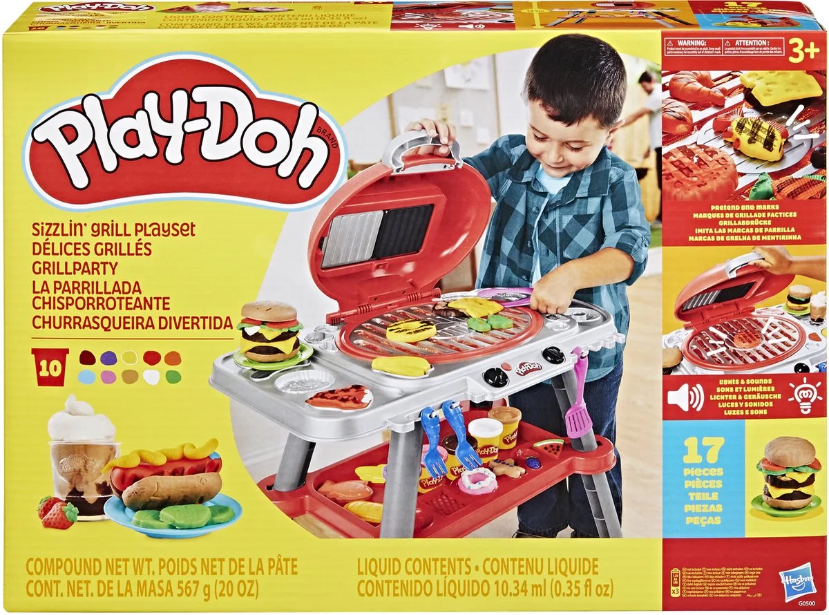 Gloeiende Grill - Speelset de Play-Doh en Rouge – photo du produit