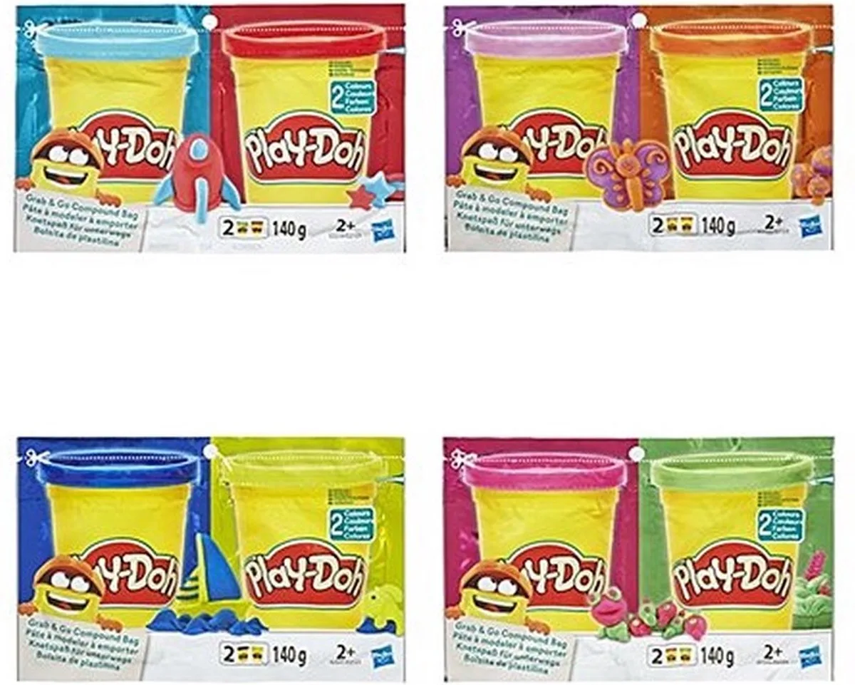 GRAB N GO COMPOUND BAG KLEI von Play-Doh in Blau – Produktfoto