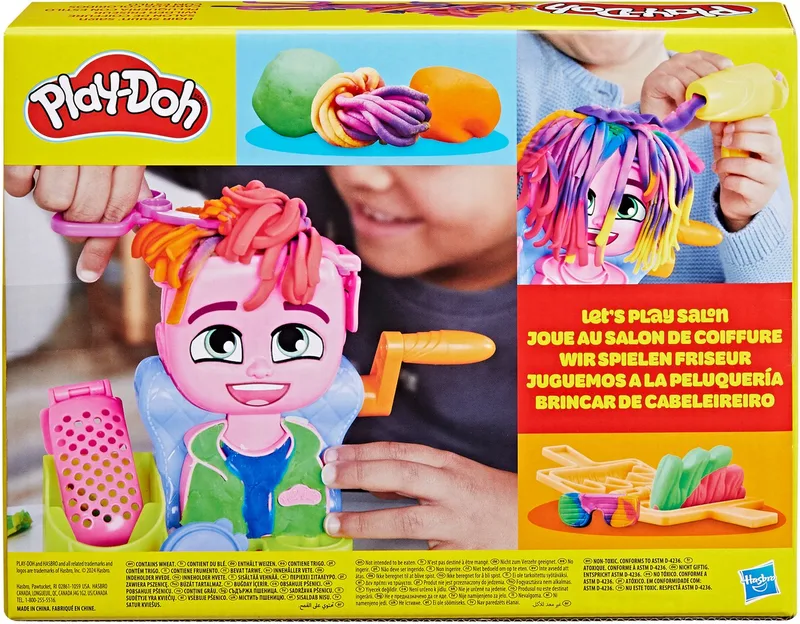 Haarsalon Speelset - Boetseerklei - Inclusief 6 Play-Doh potjes - Knutselen voor kinderen från Play-Doh i Flerfärgad – produktbild 3 av 5