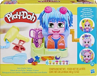 Haarsalon Speelset - Boetseerklei - Inclusief 6 Play-Doh potjes - Knutselen voor kinderen från Play-Doh i Flerfärgad – produktbild 1 av 5