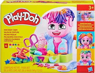 Haarsalon Speelset - Boetseerklei - Inclusief 6 Play-Doh potjes - Knutselen voor kinderen från Play-Doh i Flerfärgad – produktbild 2 av 5
