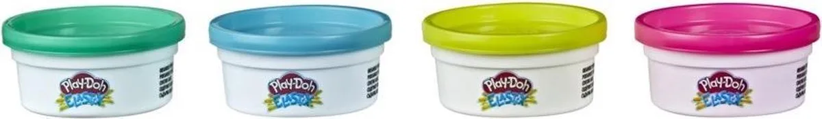 Hasbro Play-Doh Elastix Bright 4 potjes de Play-Doh en Assorti – photo du produit