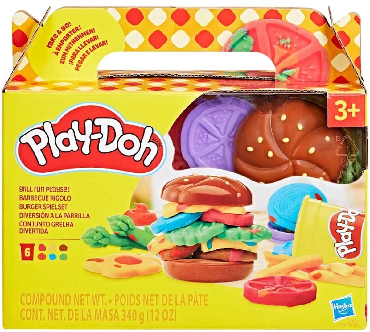 Hasbro Play-Doh voedselvormen speelset - creatief speelgoed. fra Play-Doh i Flerfarvet – produktbillede