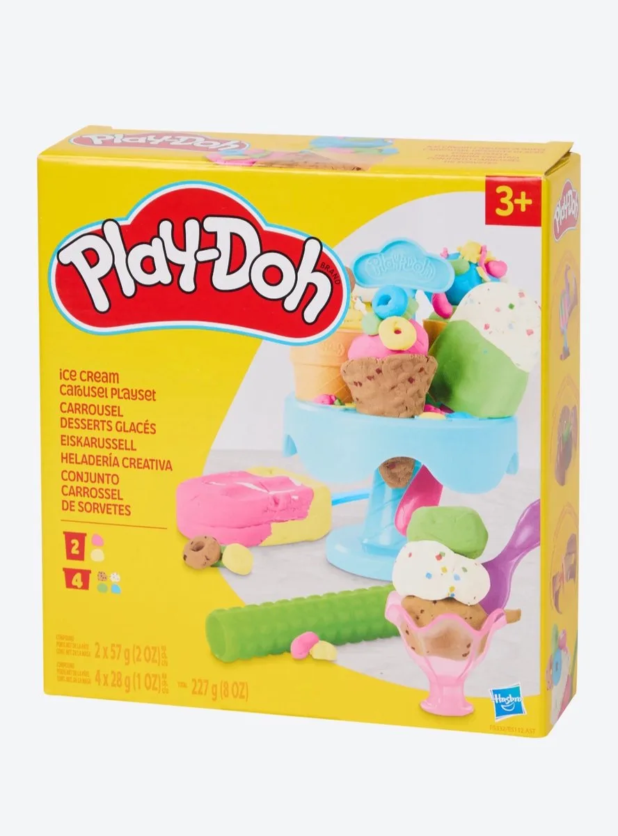 Ice cream carousel playset de Play-Doh en Multicolore – photo du produit