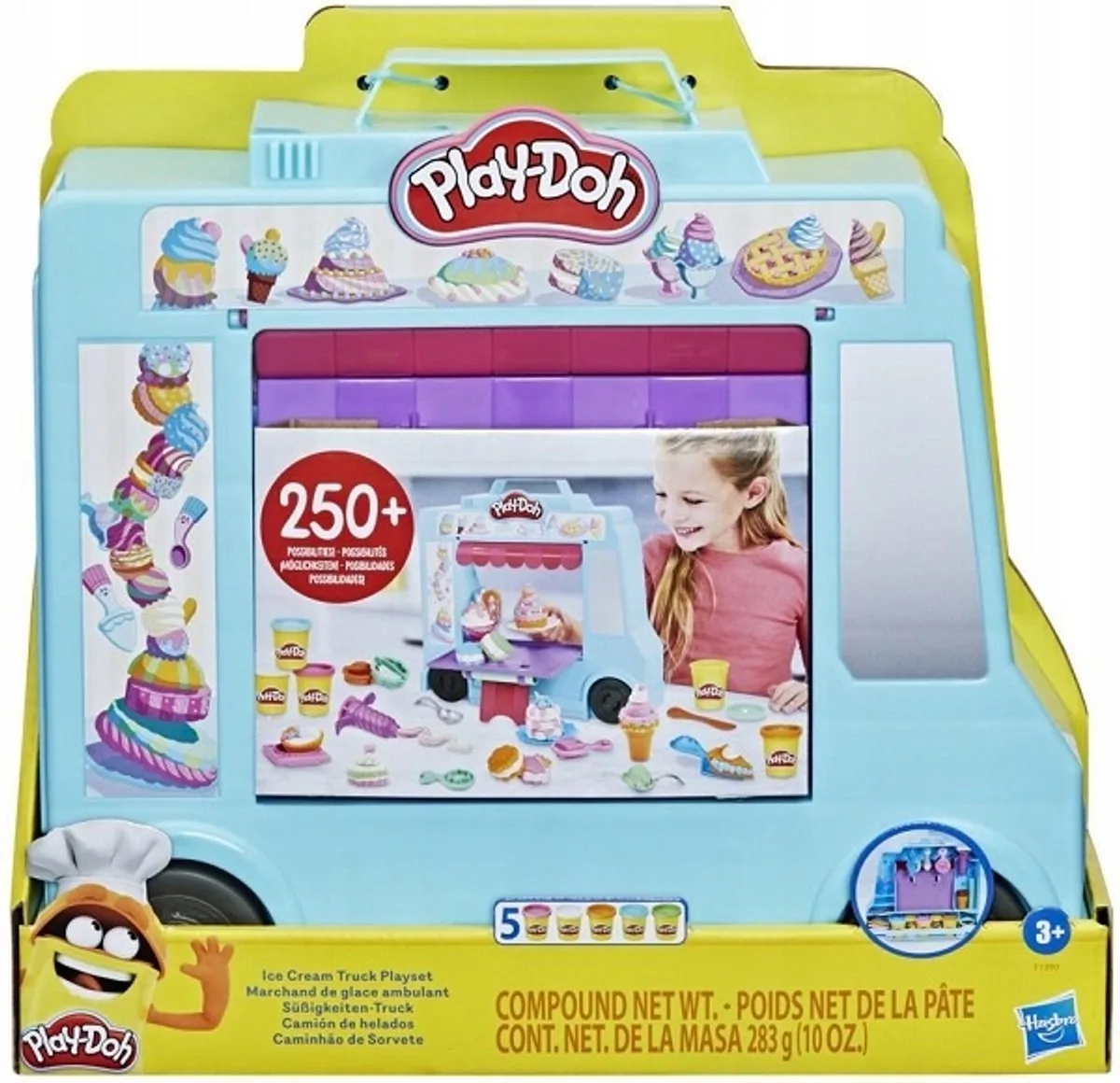 IJswagen Speelset: Maak Zelf Lekkere IJsgerechten fra Play-Doh i Blå – produktbillede