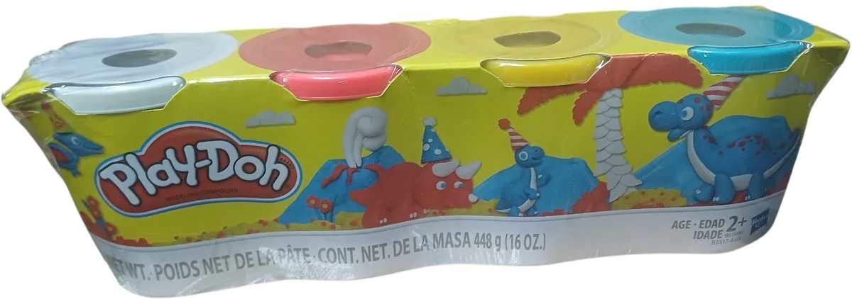Klei 4-Potjes-Hasbro van Play-Doh in Meerkleurig – productfoto