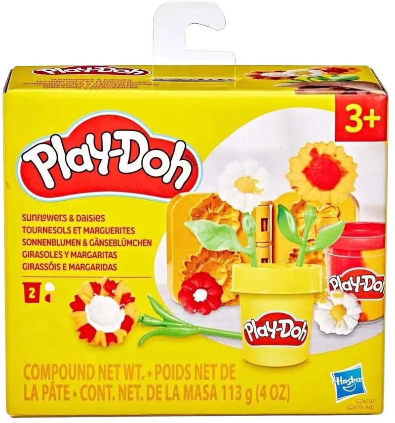 klei speelset zonnebloemen en madeliefjes - creatief speelgoed. by Play-Doh in Zonnebloem – product photo