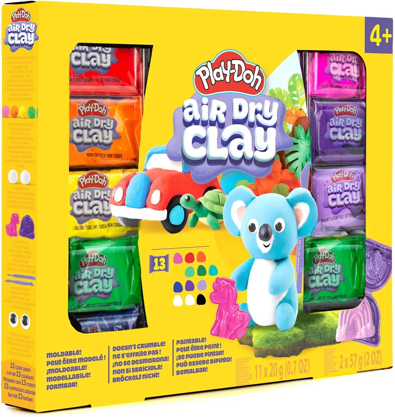 luchtdrogende klei -13 pack van Play-Doh in Roze – productfoto