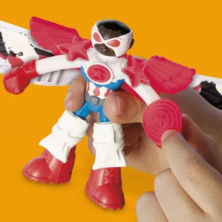 Marvel Captain America Motorsnijder Speelset - Boetseerklei - 3 Play-Doh potjes - Knutselen voor kinderen by Play-Doh in Multicolour – product photo 5 of 6