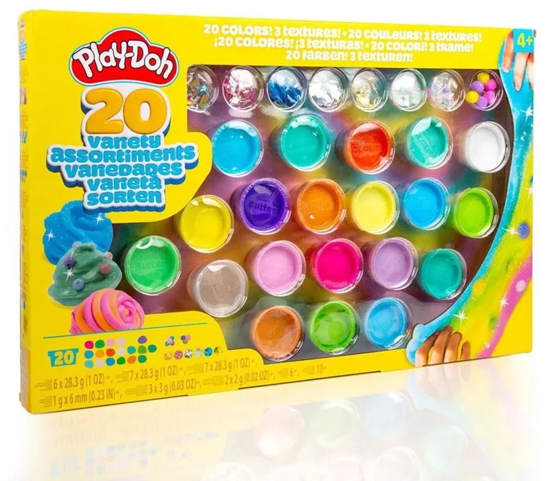 Mix & Play Variety 20 Pack van Play-Doh in Meerkleurig – productfoto