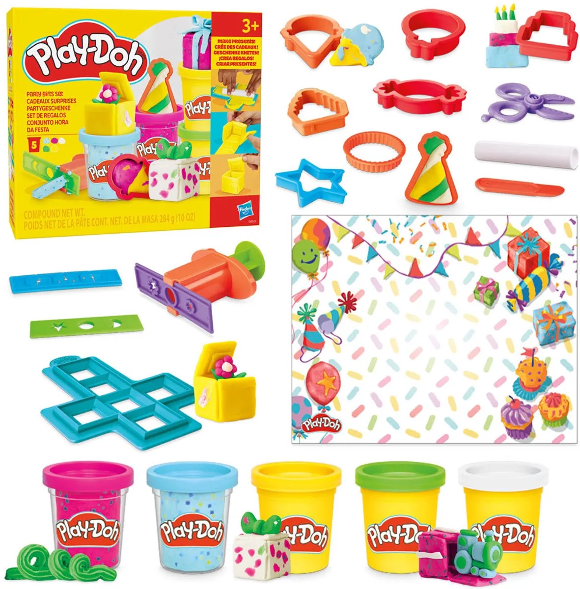 Party Gifts set Speelset. van Play-Doh in Meerkleurig – productfoto