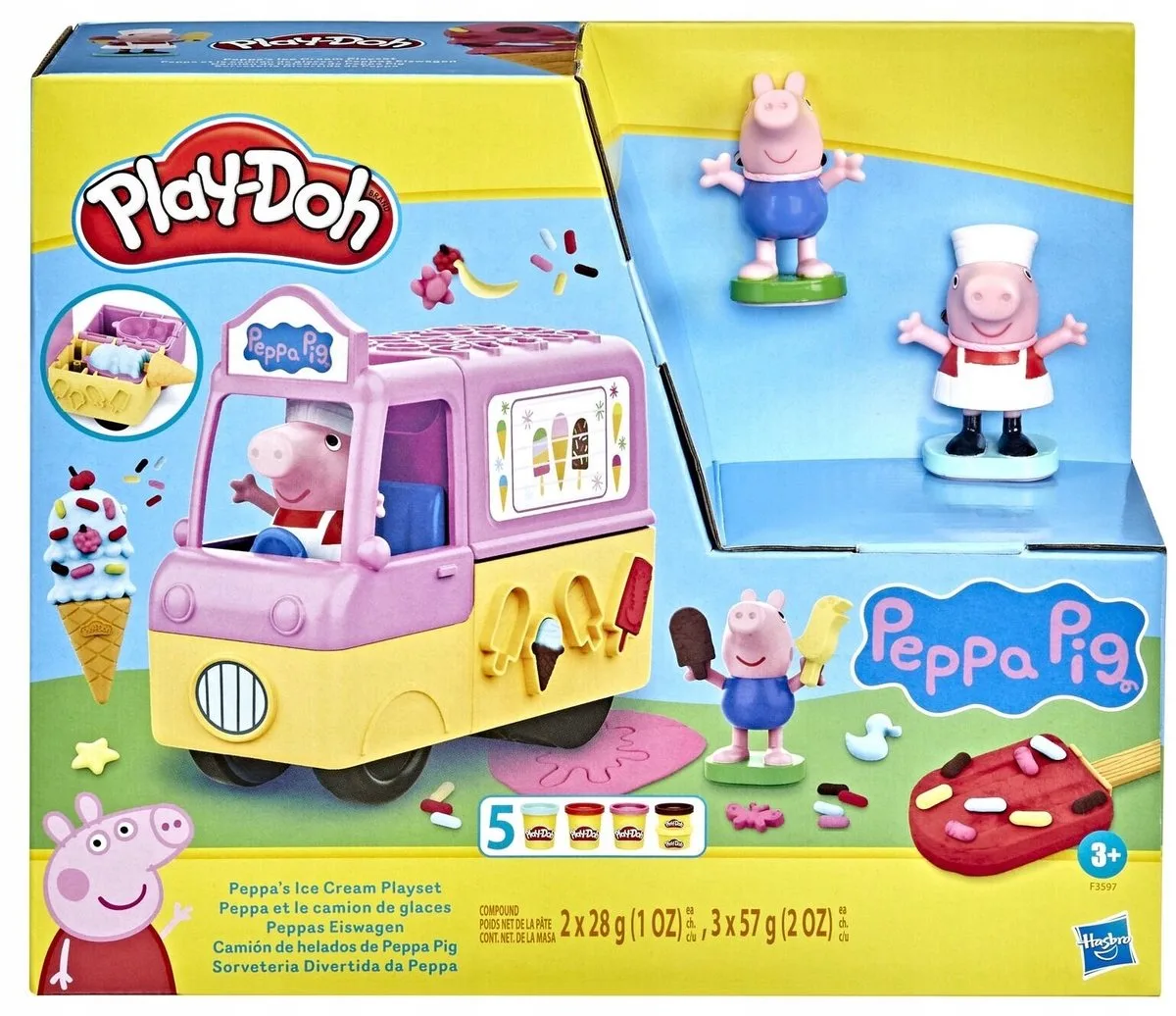 Peppa Pig IJswagen - Kneed van Lekkerste IJstraktaties! van Play-Doh – productfoto