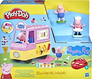 Peppas IJsjes Speelset - Boetseerklei - Inclusief 5 Play-Doh potjes by Play-Doh in Multicolour – product photo 1 of 5