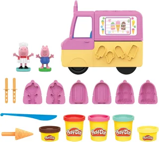 Peppas IJsjes Speelset - Boetseerklei - Inclusief 5 Play-Doh potjes by Play-Doh in Multicolour – product photo 2 of 5