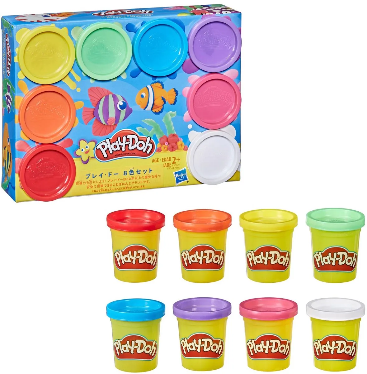 Play-Doh 8-pack - Regenboog von Play-Doh in 8 potjes – Regenboog – Produktfoto