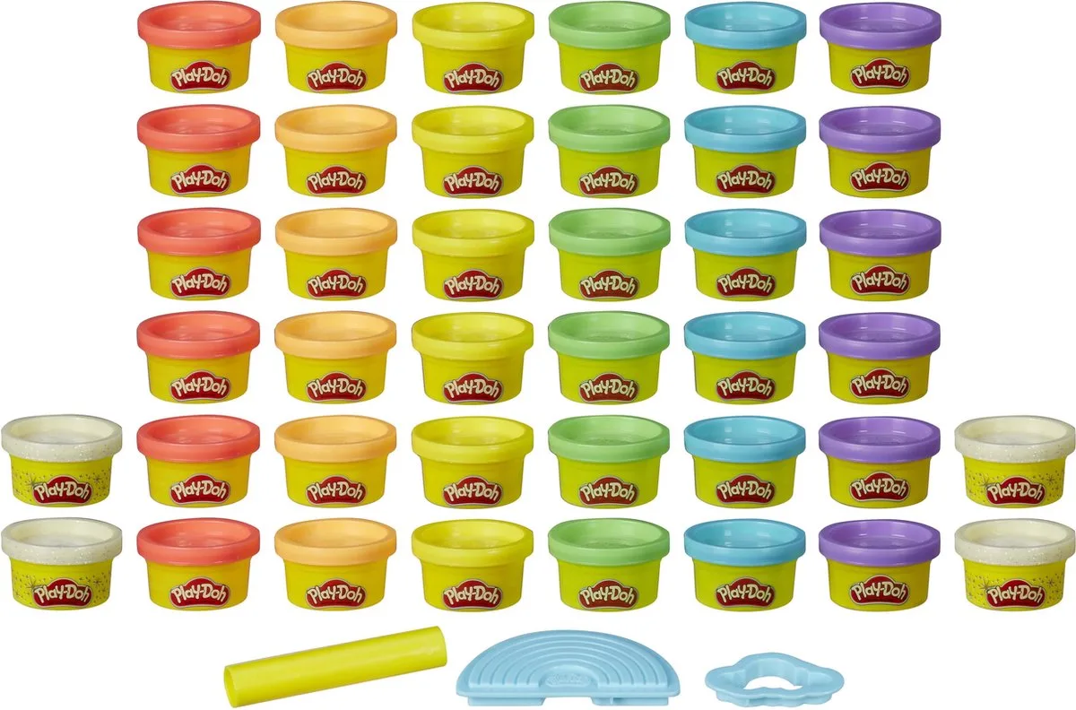 Regenboog Klei - 40 Potjes by Play-Doh in Multicolour – product photo