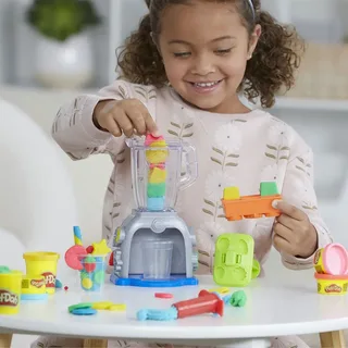 Smoothie Blender Set - Boetseerklei - 5 Play-Doh potjes - Knutselen voor kinderen de Play-Doh en Multicolore – photo du produit 5 sur 5