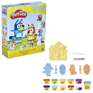 Speelset Bluey verkleed met 11 potten boetseerklei by Play-Doh in Bluey-Play-Doh – product photo 2 of 2