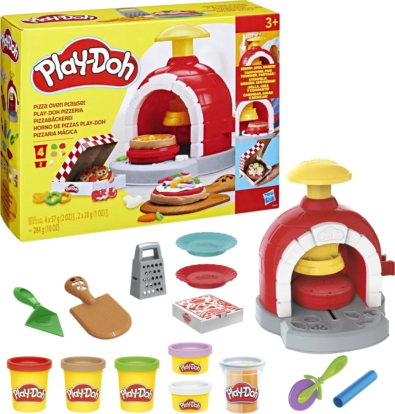 Stempelen en draaien - Pizza Speelset by Play-Doh in Multicolour – product photo